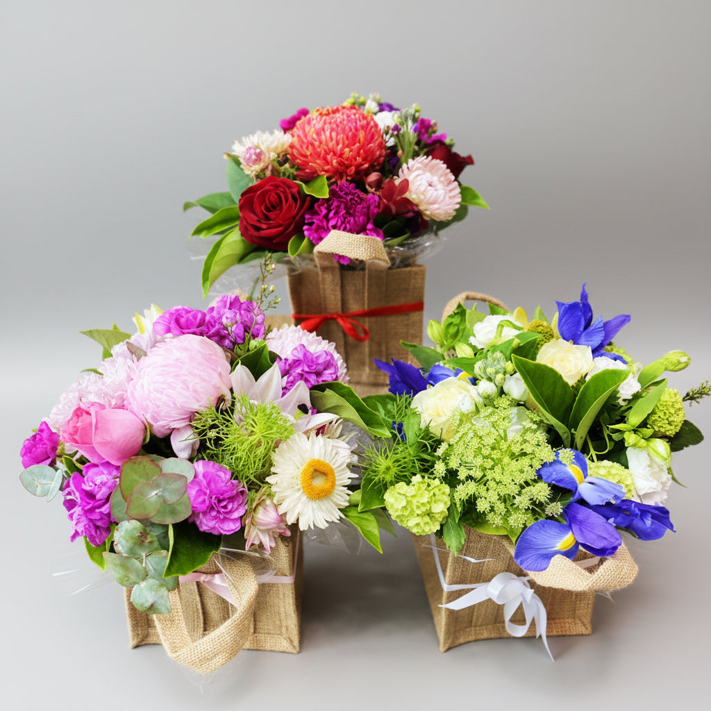 Posy Hessian Bag