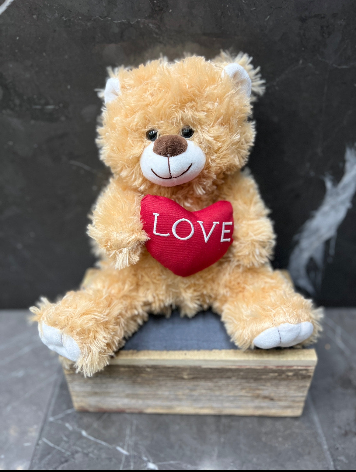 Buy Teddy Bear (with Love Heart) - Florist South Melbourne