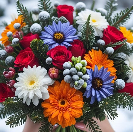 Celebrating Winter Birthdays with Seasonal Flower Bouquets