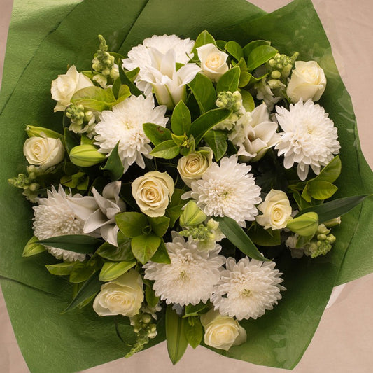 Large White Green Bouquet