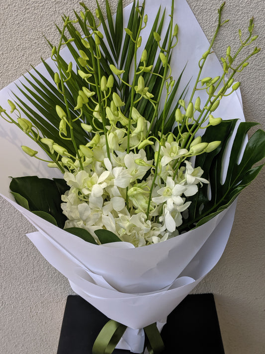 Long Lasting White Orchids Bouquet