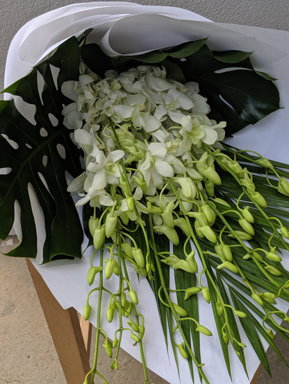 Long Lasting White Orchids Bouquet