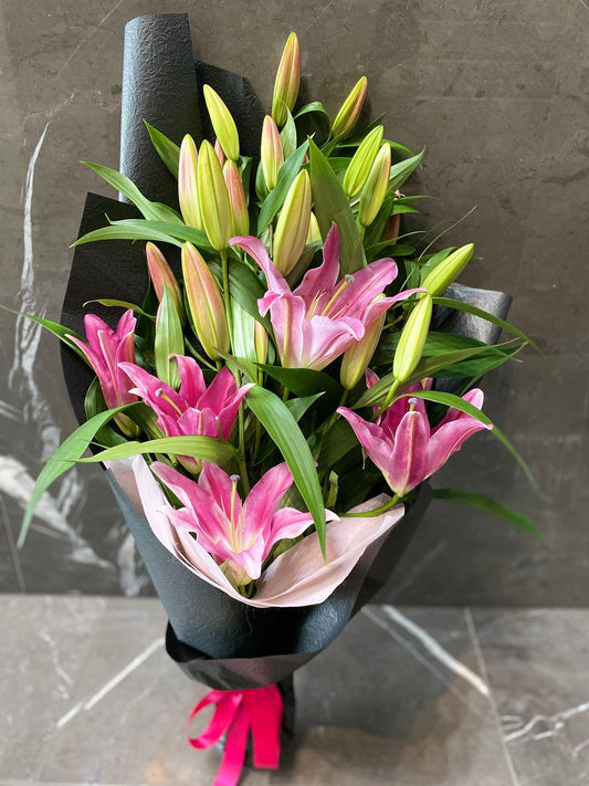 Fragrant Oriental Lily (Pink)