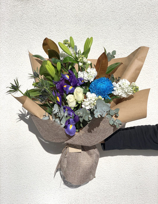 Florist Choice Flower Bouquet (Purple and Blue Theme)